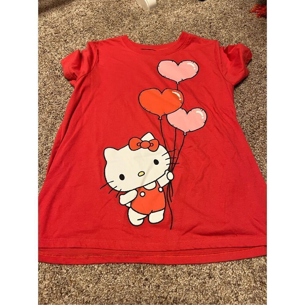New Hello Kitty heart balloon tee T-shirt top